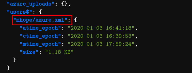 Finding the file Finding the file